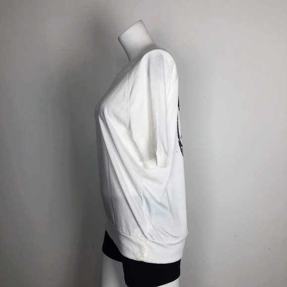 LuLaRoe Live Love Dream Achieve Tee White Top - Picture 5 of 7